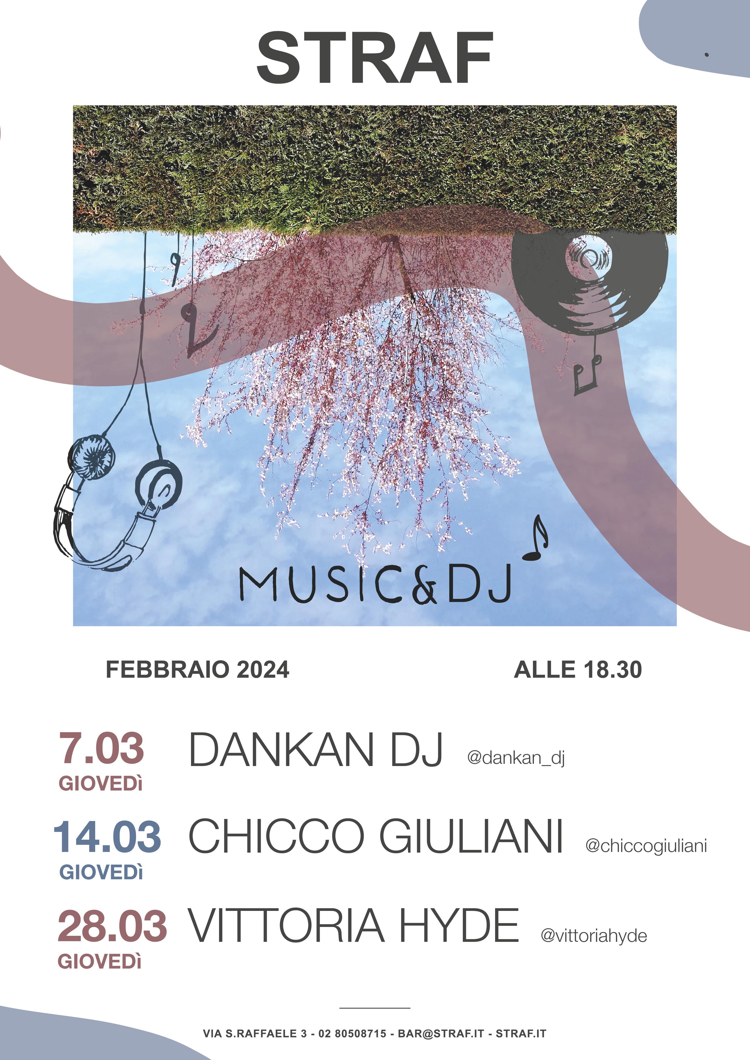 DJ SET Calendar - March 2024