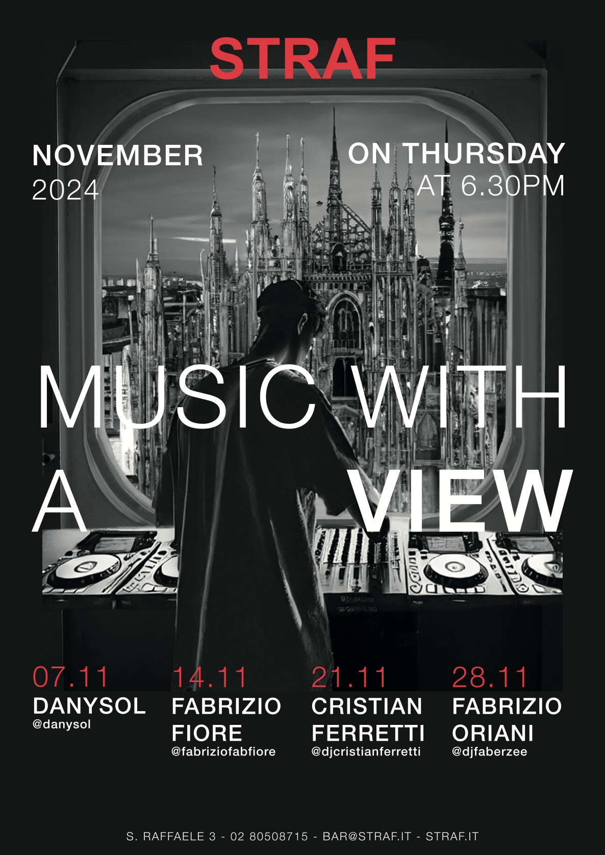 DJ SET Calendar - November 2024