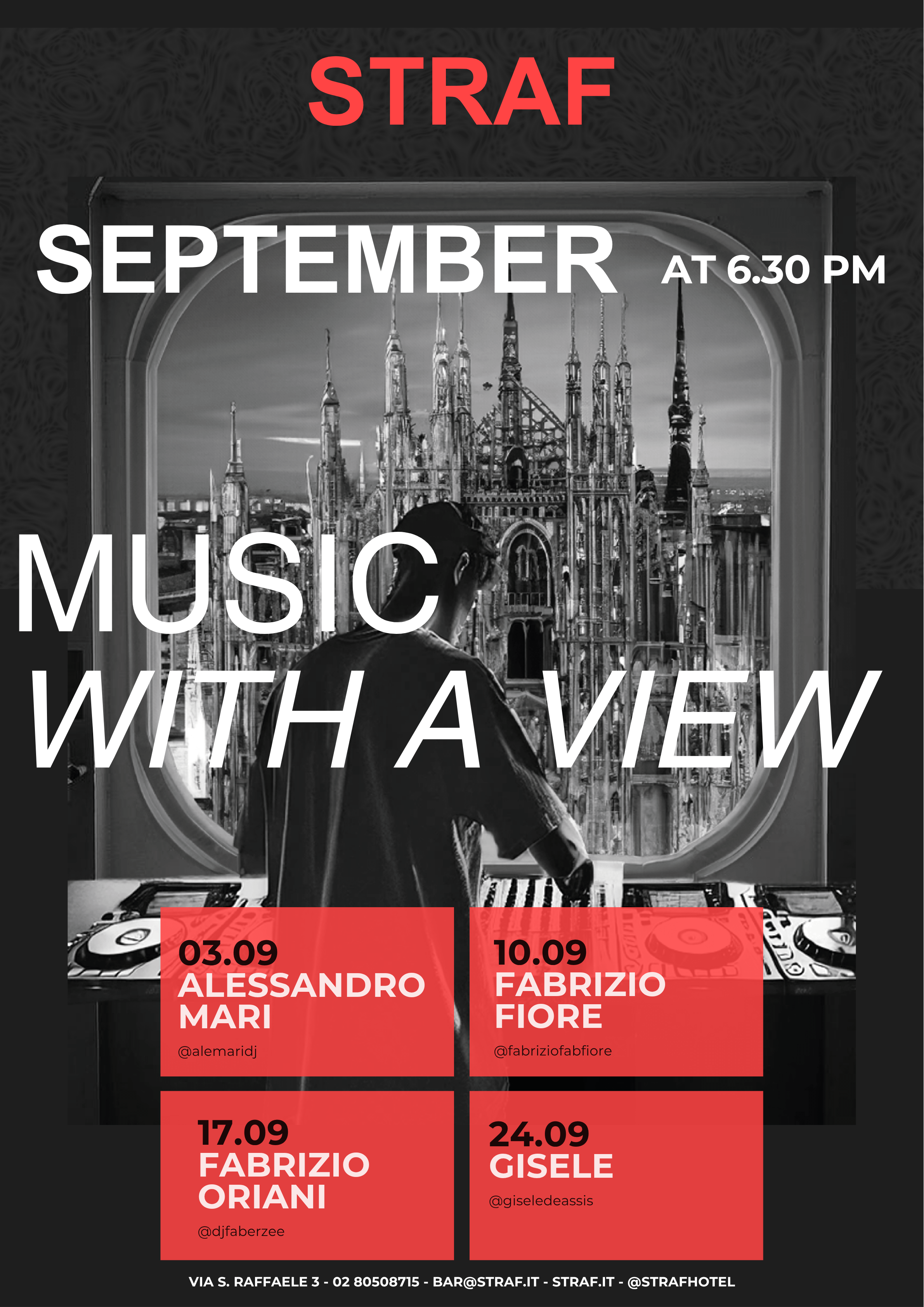 DJ SET Calendar - September 2026