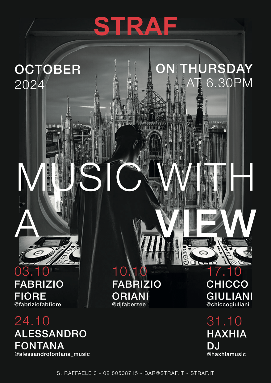 DJ SET Calendar - OCTOBER 2024