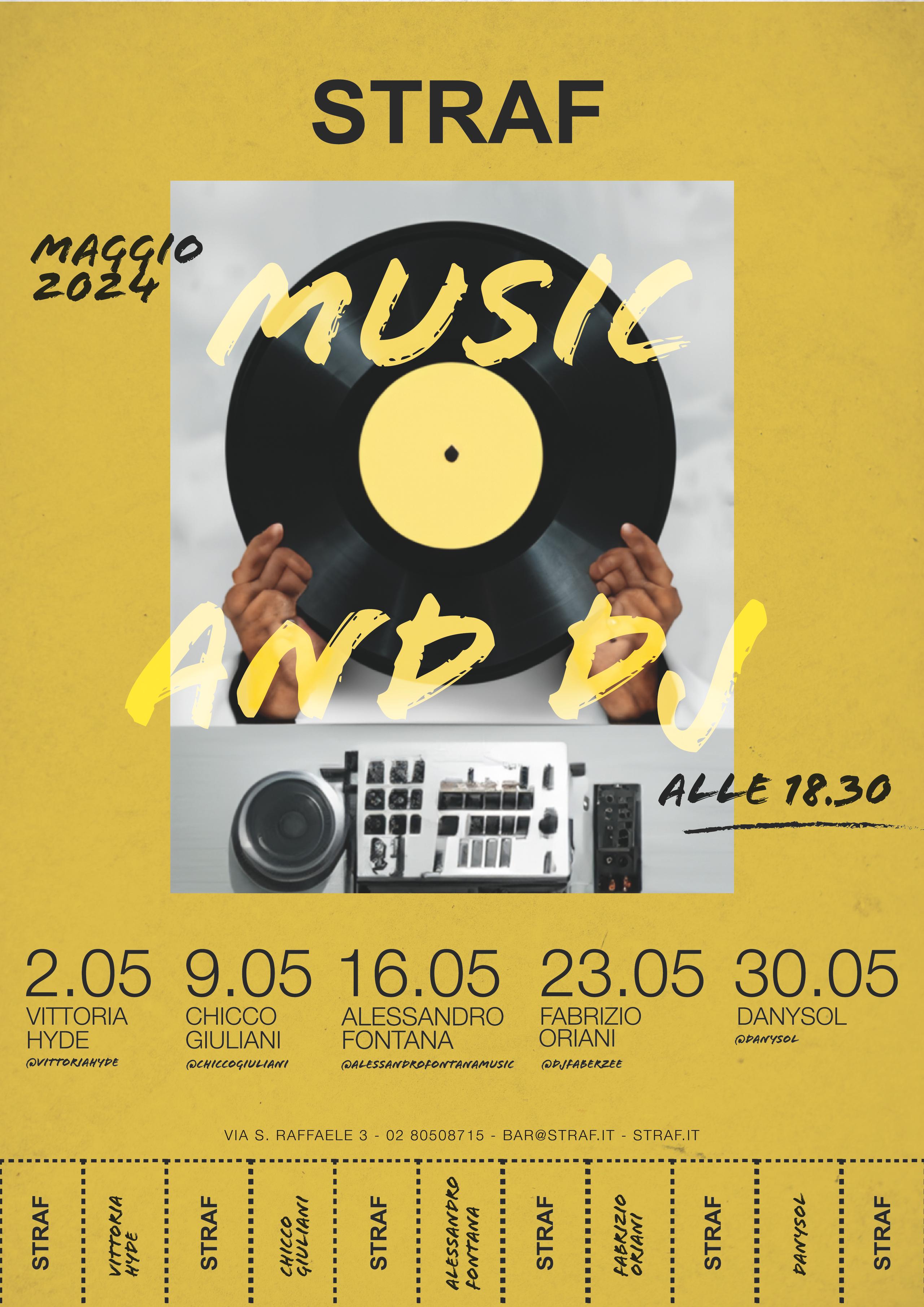 DJ SET Calendar - MAY 2024
